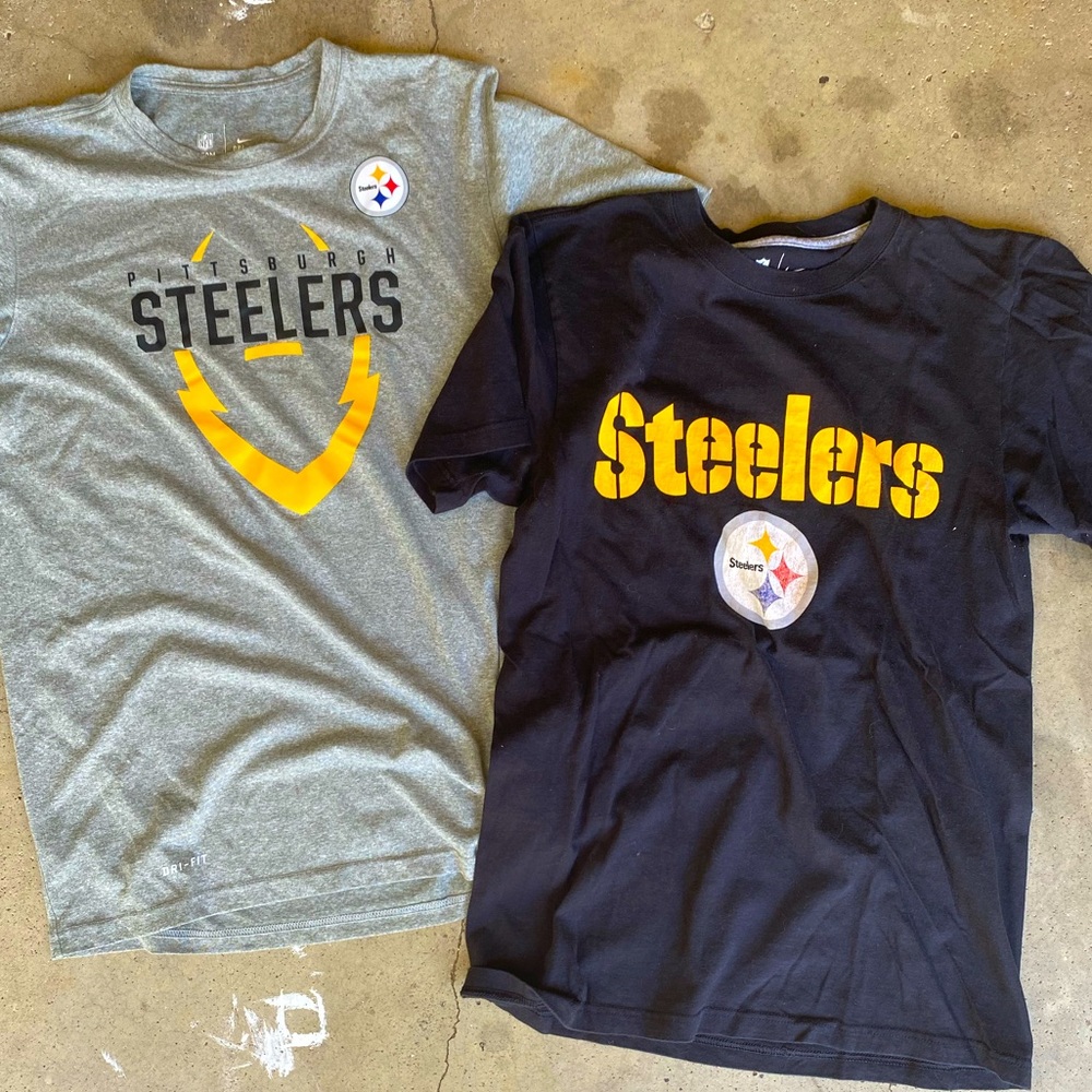 2 Steelers Nike shirts